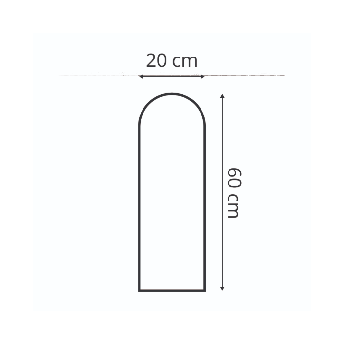 Polsterpaneel Flaschengrün 20 cm
